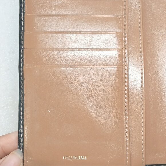Kate Spade New York Black Italian Leather Bifold Wallet Made in Italy Good Cond - Picture 10 of 16